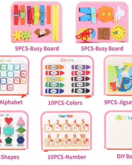 Wonderland Montessori Parish Toys Interactive Cloth Storybook - Inspiring Educational Adventure