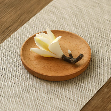 Peekaboo Studio Magnolia Incense Sticks - Handmade Ceramic Flower Desi