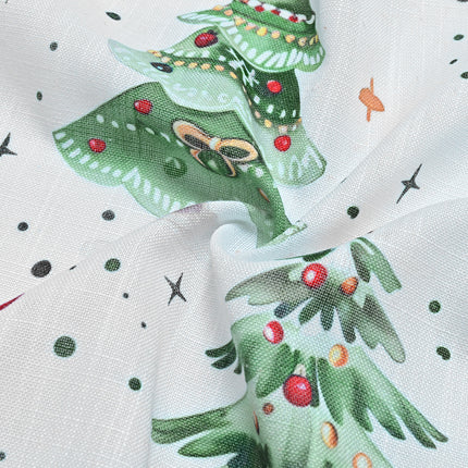 Peekaboo Studio Christmas Forest Punching Shading Curtain, Festive Des
