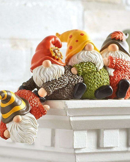 Enchanting Winter Resin Décor Collection for Festive Home Charm