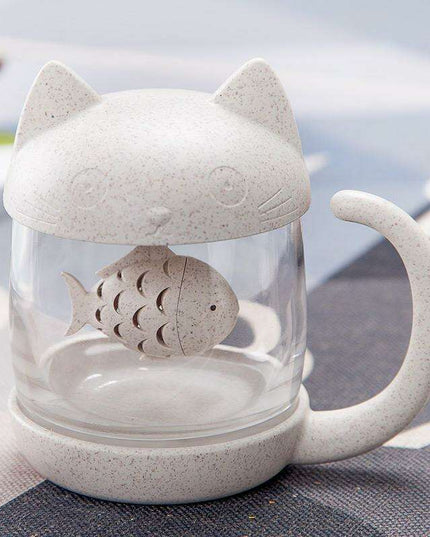 Playful Cartoon Tea Infuser Cup