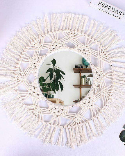 Nordic Chic: Artisan-Made Geometric Acrylic Vanity Mirror