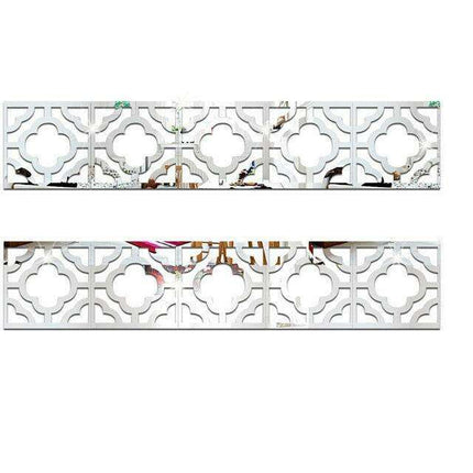 Sophisticated 3D Acrylic Crystal Wall Decals - Luxurious Home Decor in Elegant Gold, Silver, Black, and Red