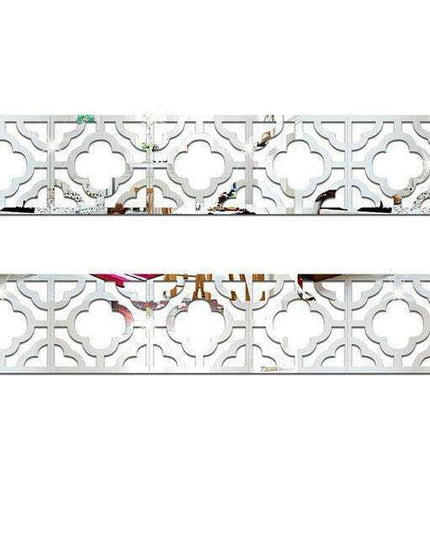 Sophisticated 3D Acrylic Crystal Wall Decals - Luxurious Home Decor in Elegant Gold, Silver, Black, and Red