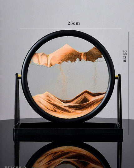 Mesmerizing 3D Glass Quicksand Art for a Tranquil Environment