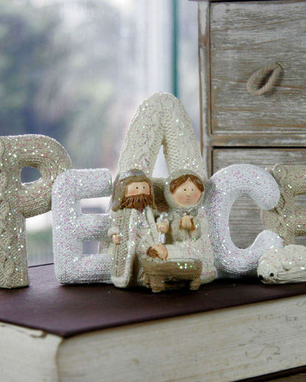 Elegant European LOVE/FAMILY Resin Decor - Charming Home Accents and Meaningful Gifts