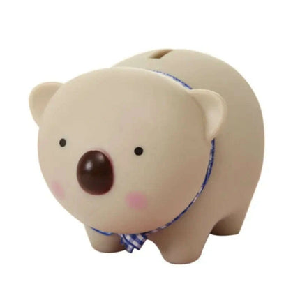 Adorable Cartoon Cow Coin Bank - Cute Vinyl Money Box for Kids - Fun Savings Jar