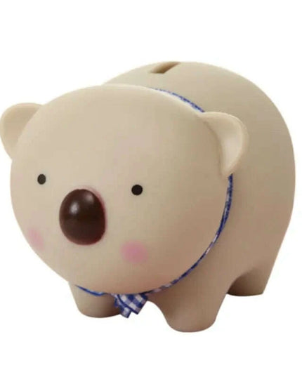 Adorable Cartoon Cow Coin Bank - Cute Vinyl Money Box for Kids - Fun Savings Jar