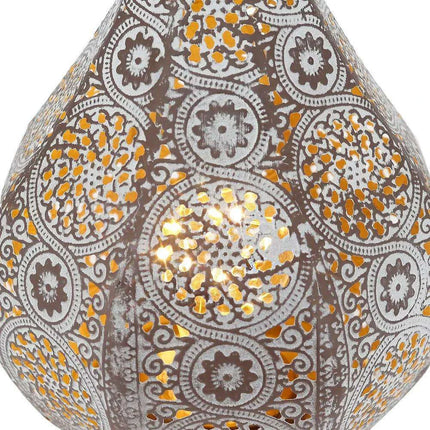 Moroccan Elegance: Vintage Metal Candle Lantern for Enchanting Ambiance
