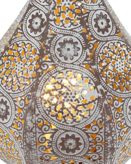 Moroccan Elegance: Vintage Metal Candle Lantern for Enchanting Ambiance