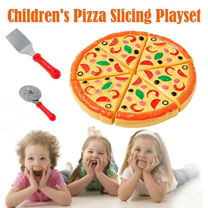 Imaginative Pizza Cutting Play Set for Kids' Creative Learning and Playful Exploration