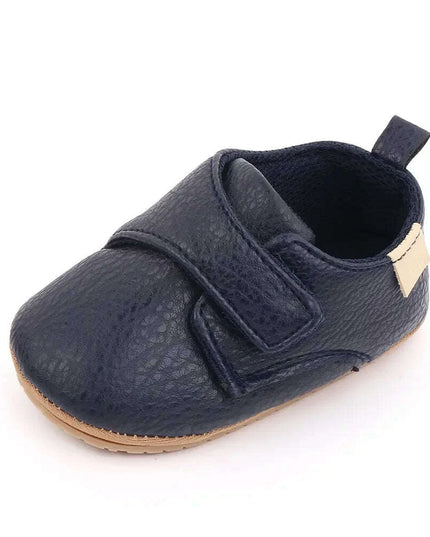 Newborn Baby Shoes Baby Boy Girl Shoes Classic Leather Rubber Sole Anti-slip