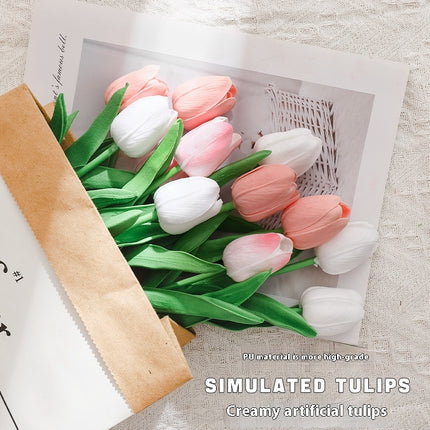 Peekaboo Studio Tulip Artificial Flower Arrangement - Realistic & Vibr