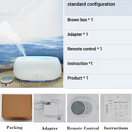 Peekaboo Studio HOMEFISH 500ml Ultrasonic Essential Oil Diffuser with