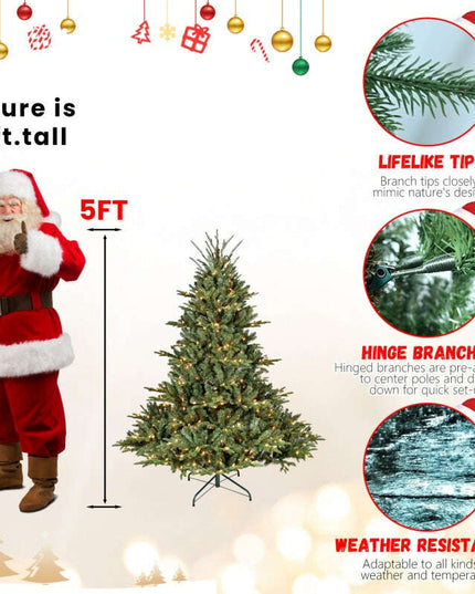 PE, PVC Christmas Tree, Green