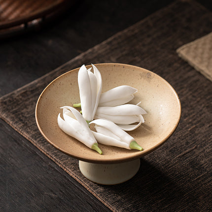 Peekaboo Studio Handmade Ceramic Yulan Magnolia Tea Shelf & Pen Holder