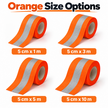 Reflective Safety Fabric Webbing Trim Strip – Sew-On High Visibility Tape