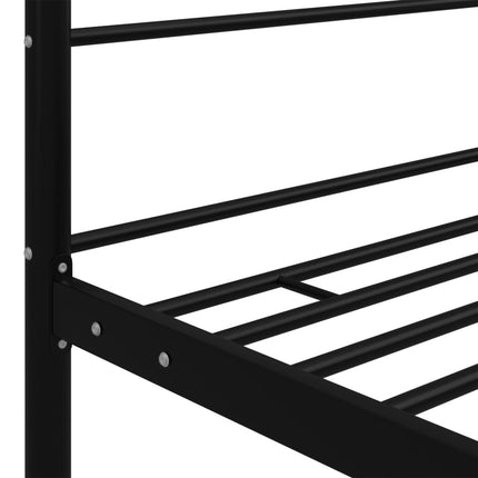 Peekaboo Studio Elegant Canopy Bed with Adjustable Height & Soft Drape