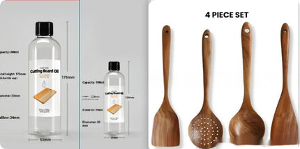 Food Grade Mineral Oil For Solid Wood Cutting Board Maintenance 300ml