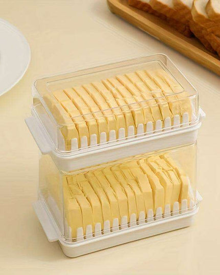 Airtight Butter & Cheese Keeper - Ideal Storage Solution for RVs and Fridge Organization