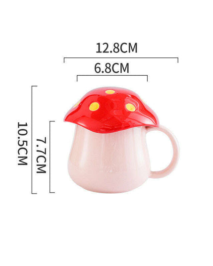 Creative Mushroom Ceramic Cup Student Lovers Cup