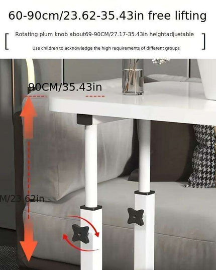 Versatile Height-Adjustable Rolling Workspace Desk with Storage for Home, Office, and Outdoor Use