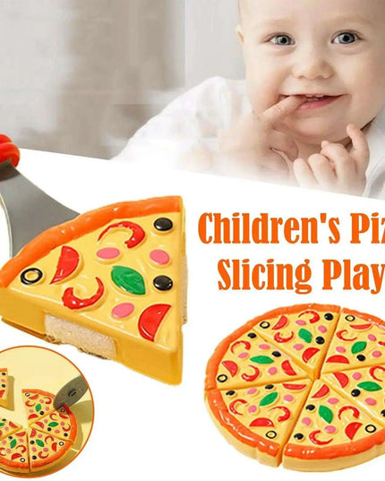 Creative Pizza Slice Cutting Play Set for Kids' Imaginative Learning and Fun