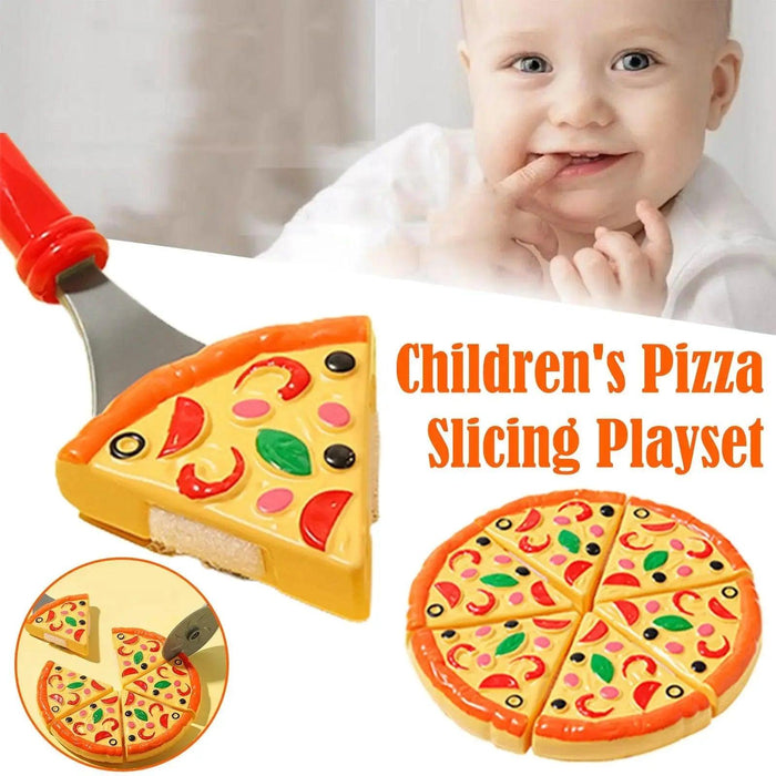 상상력이 풍부한 어린이를 위한 재미있는 피자 절단 장난감
