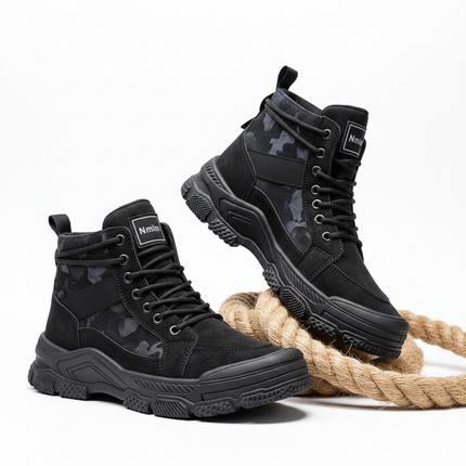 Men's High-Top Martin Boots — Non-Slip, Wear-Resistant Work Boot