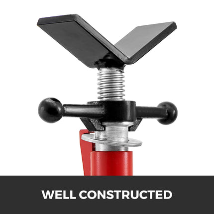 VEVOR Adjustable Height Pipe Stand, 2500 lb Capacity, Portable Design