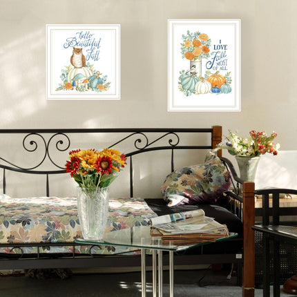 Deb Strain 2-Piece Fall Wall Art Set - Framed, Multicolor Decor