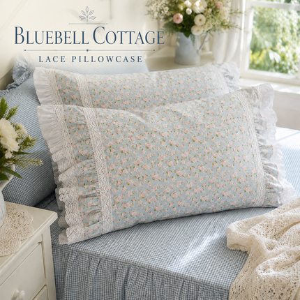 JullietteDream Luxury Ruffle Lace Pillow Cases, Pastoral Print, 2pcs Pillowcases 2pcs-pastoral-print-pillow-case-luxruy-ruffle-lace-pillow-cover-bedding-cushion-cases-home-decor-pillow-sham-satin-pillowcase Home Décor›Decorative Accents›Pillows, Cushions & Inserts›Pillow Cases
