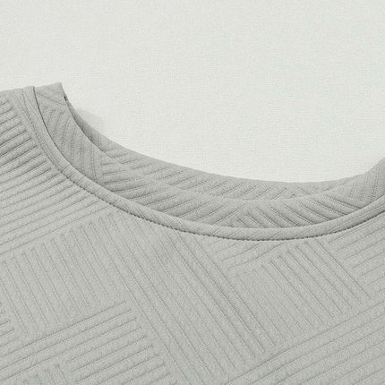 Stylish Gray Textured Lounge Set for Ultimate Relaxation