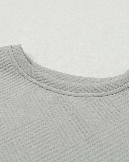 Stylish Gray Textured Lounge Set for Ultimate Relaxation