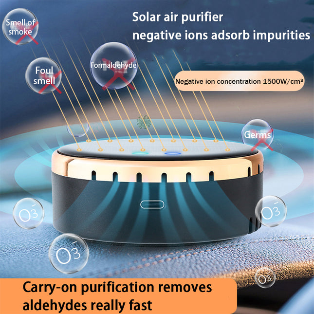 Peekaboo Studio Car Mounted Solar Air Humidifier with Adjustable Mist