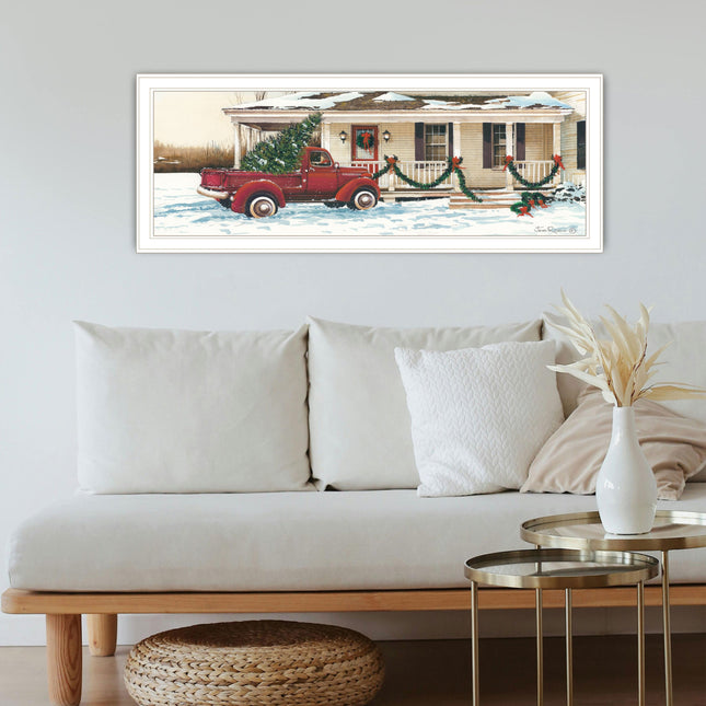 John Rossini Christmas Wall Art Print - Framed, Multicolor Design