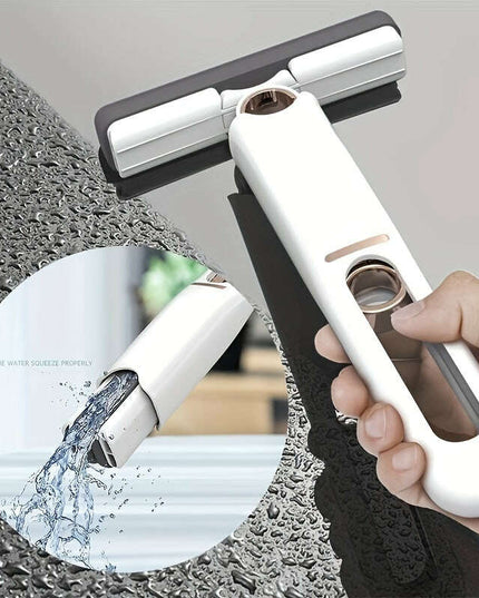 New Portable Self-NSqueeze Mini Mop, Lazy Hand Wash-Free Strong Absorbent Mop Multifunction Portable Squeeze Cleaning Mop Desk Window Glass Cleaner Kitchen Car Sponge Cleaning Mop Home Cleaning Tools