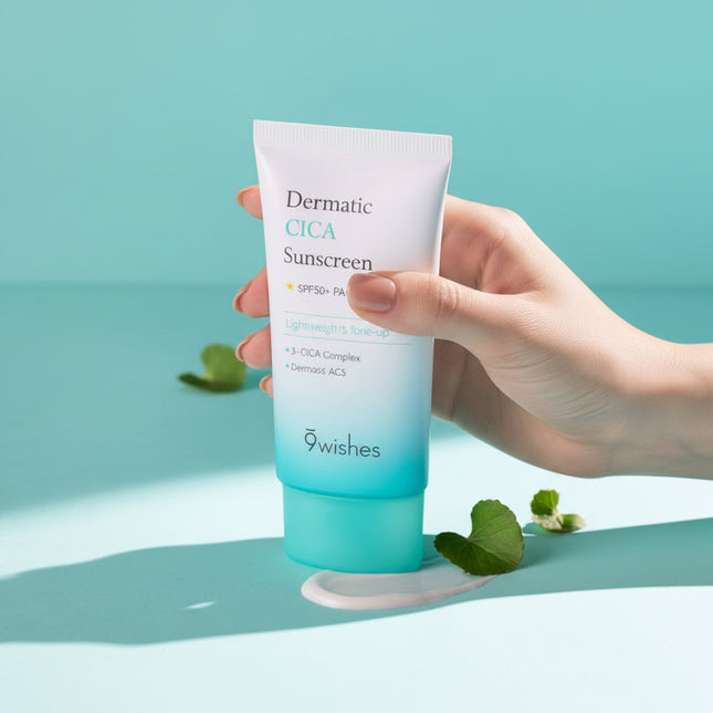9wishes Dermatic Cica Sunscreen 50ml - Très Elite