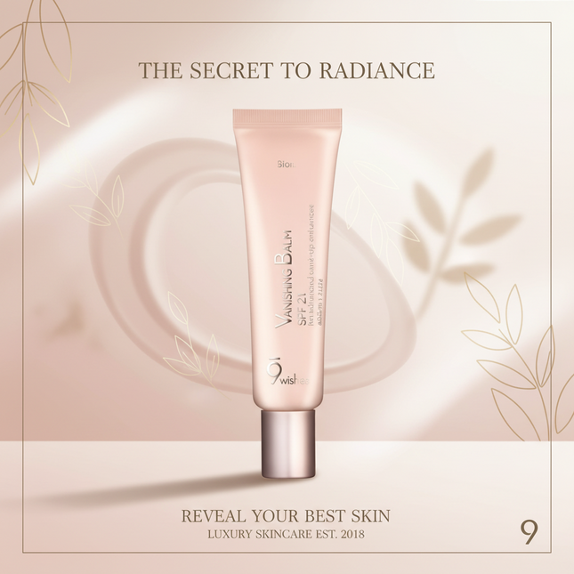 9wishes VB Glow Tone Up Cream SPF21 30ml - Très Elite
