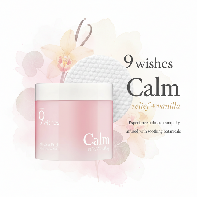 9wishes pH Calm Cica Toner Pad 70 sheet - Très Elite