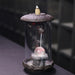 Enchanting Dragon LED Backflow Incense Fountain - Majestic Purple Sand with Protective Shield