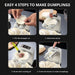 Effortless Dumpling Maker: Modern Kitchen Essential with Automatic Functionality