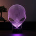 Alien 3D Illusion LED Night Light - Table Lamp for Home Office Decoration