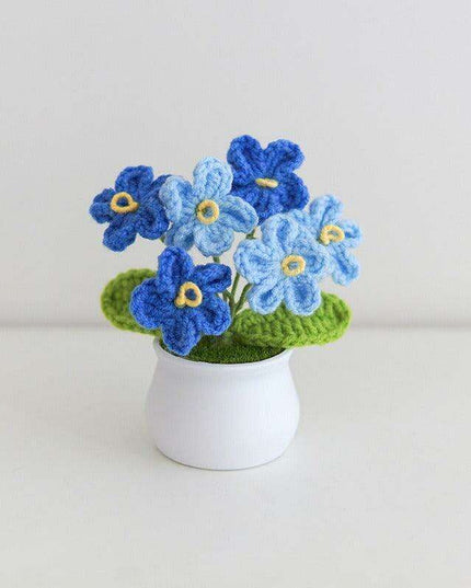 Handcrafted Korean Wool Sunflower Arrangement for Chic Home Elegance