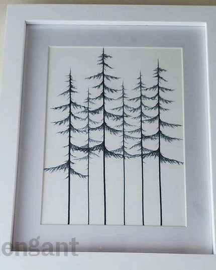 Coastal Serenity: Hemlock & Pine Forest Canvas Art Collection