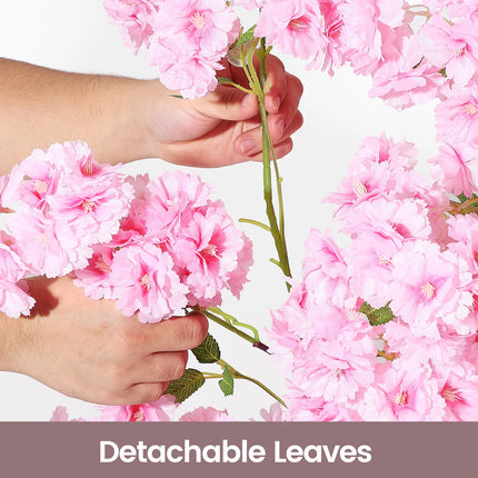 Pink Artificial Cherry Blossom Tree in Pot – 5 ft–7 ft