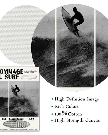 Coastal Vibes: Modern Surfing Art Print for Chic Beach House Decor