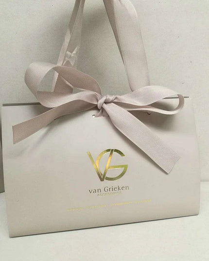 Luxurious Customized Paper Gift Bags - Set of 500 Luxe Pieces