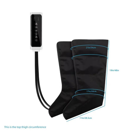 Electric Air Pressure Leg & Calf Massager — Remote Control, Deep Kneading