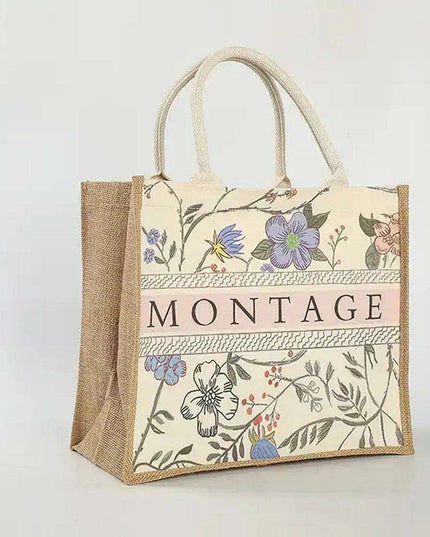 Customizable 100-Piece Eco-Friendly Jute Beach Bag Set for Events and Boutiques